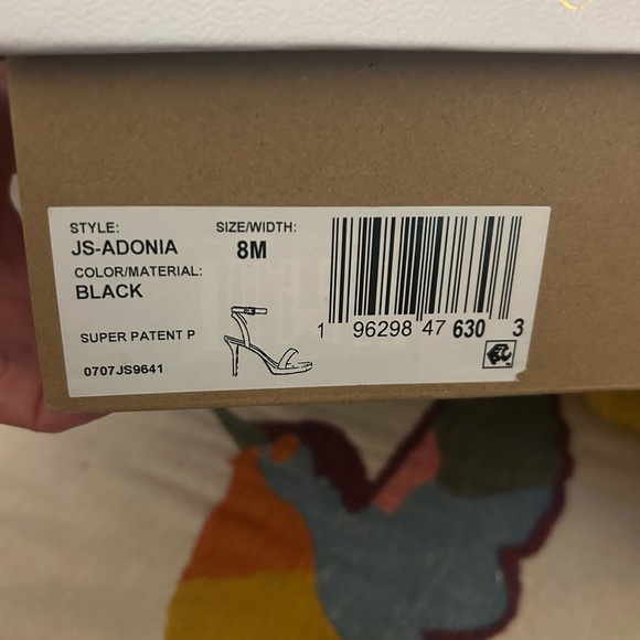 NIB Jessica Simpson Adonia Size 8 Black Heels - Picture 2 of 4